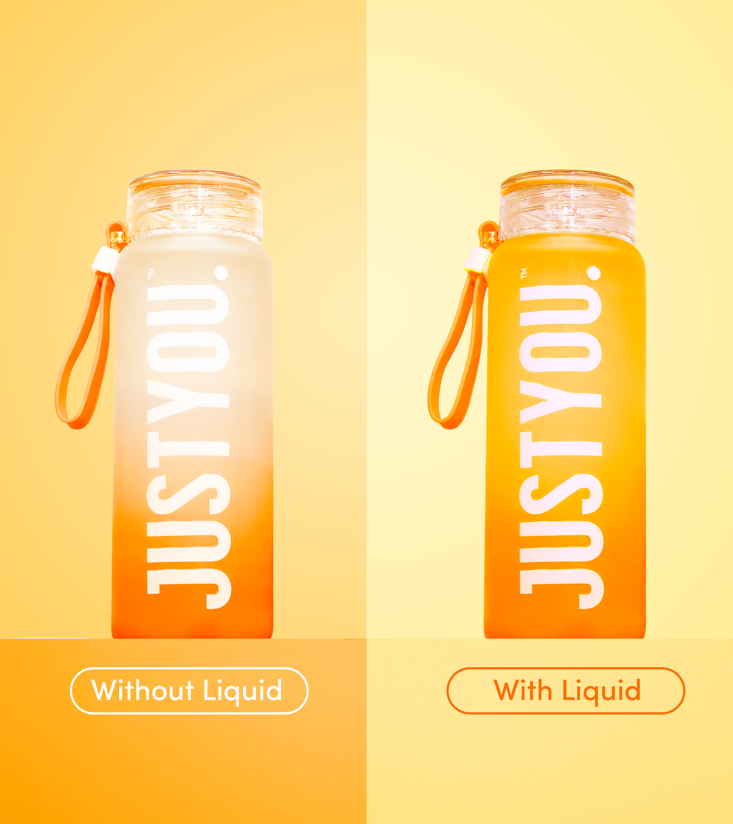 Orange Water Bottle